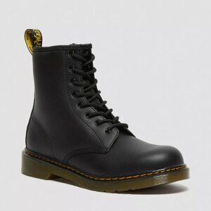 DR MARTENS 1460 Y SIZE 5 YOUTH  JY004 BLACK COMBAT BOOTS  NWOB